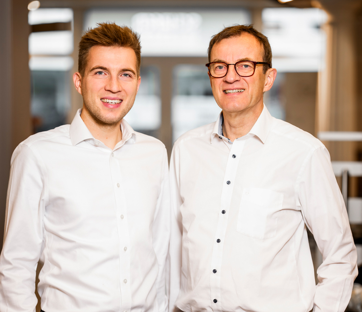 Foto der Geschäftsleitung von Schäfer Tapeten